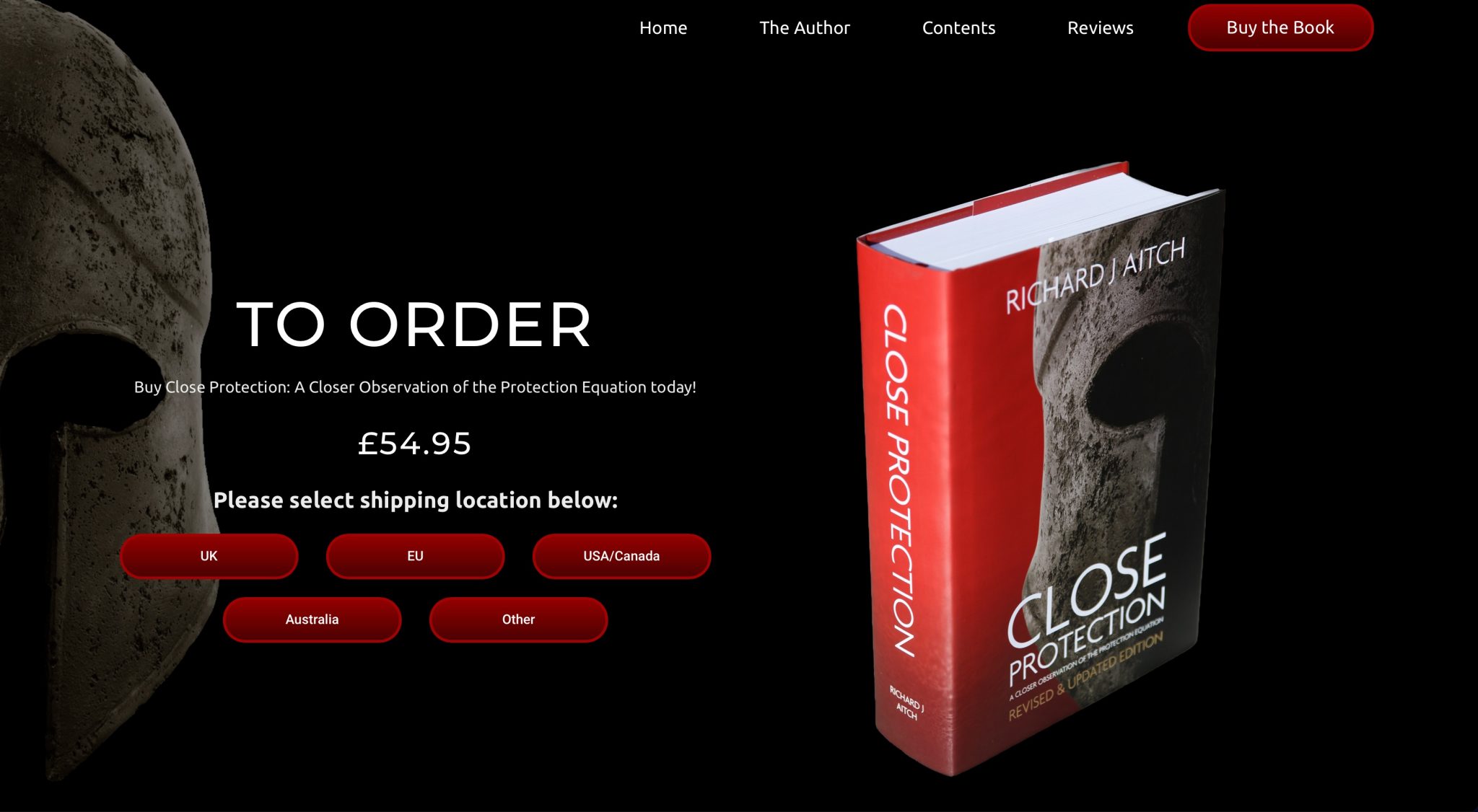 Buy the New Revised Close Protection Book by Richard J Aitch